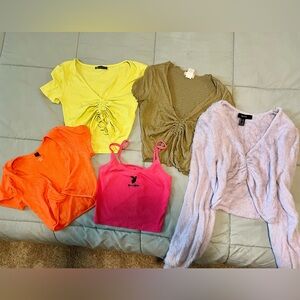 Bundle of crop tops!